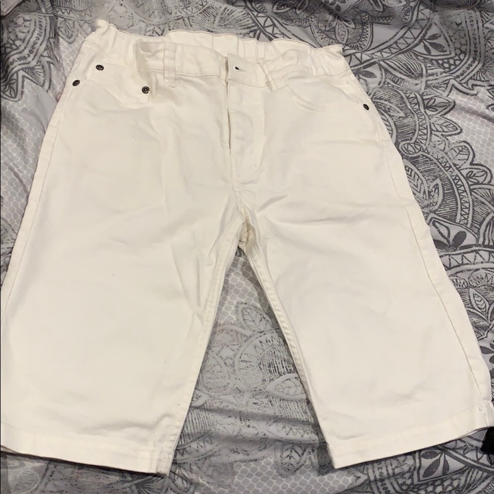 Boys white shorts also Available in black
